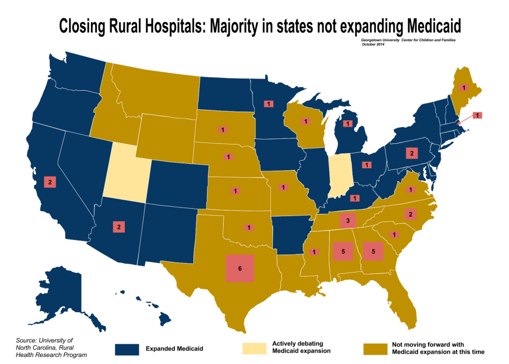 Rural Hospital Closures Tracking Tool Shows Impact In States Reluctant To Expand Medicaid 8836
