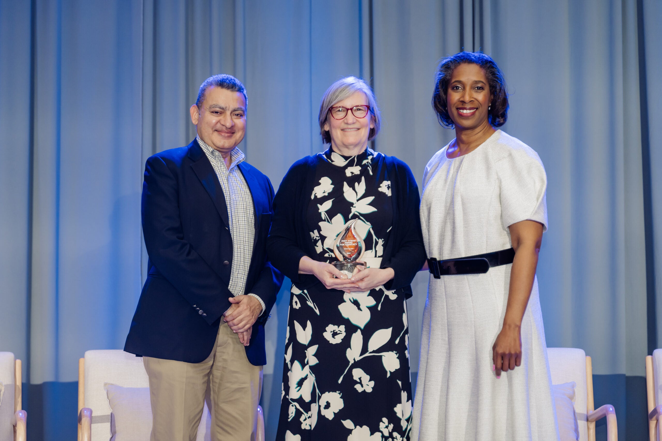 CCF Executive Director Joan Alker Accepts the Grantmakers In